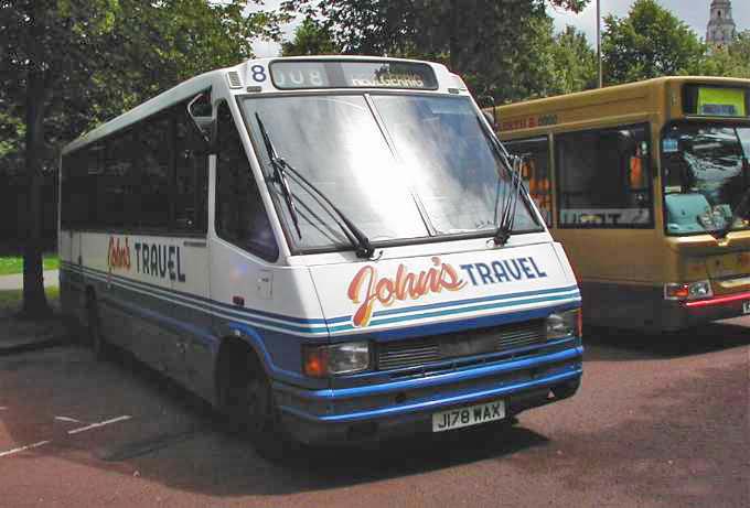 John's Travel Optare MetroRider J178WAX